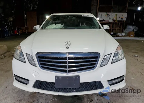 2012 Mercedes Benz E 350 4Matic from USA, damaged, VIN WDDHF8JB3CA574144